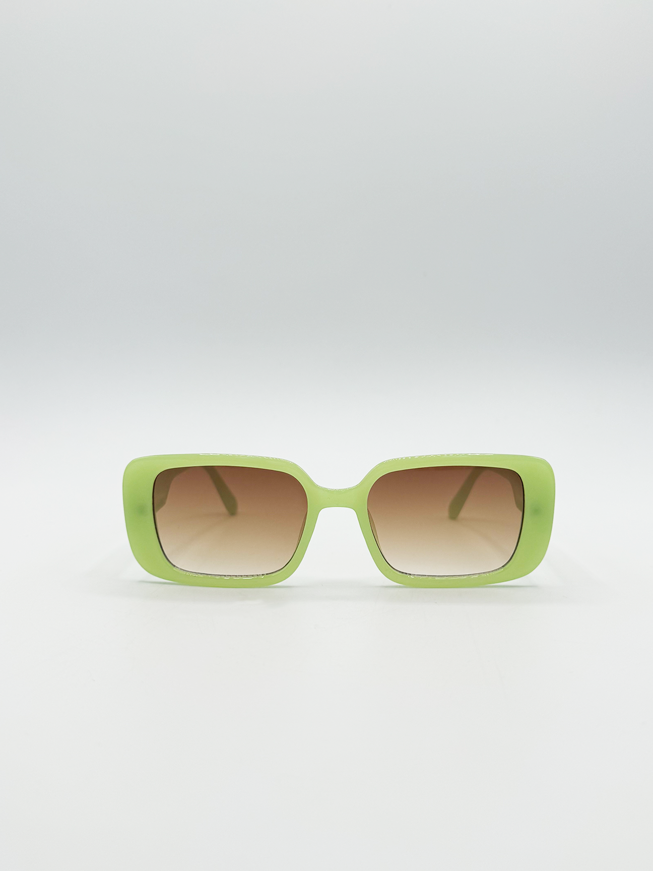 Green oversized sunglasses best sale