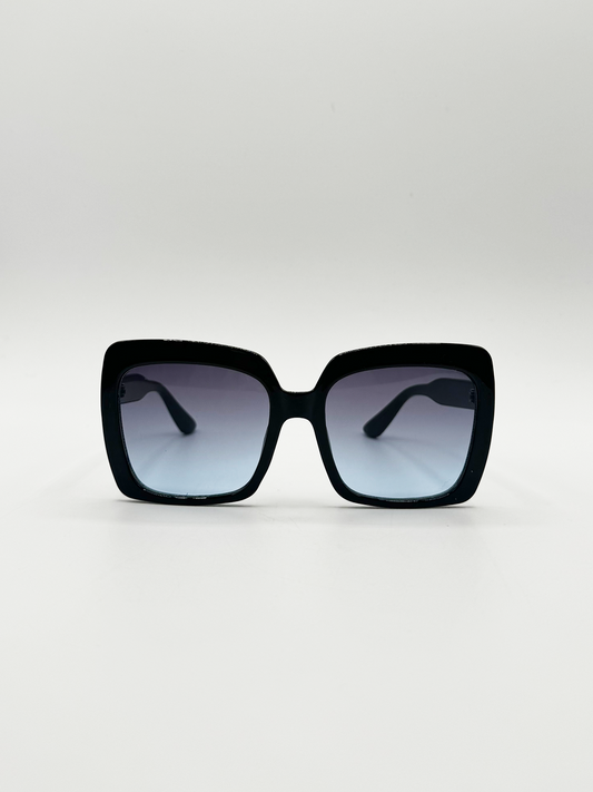Wayfarer Glasses In Black