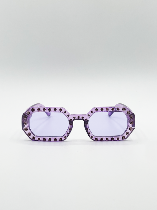 Leopard Print Wayfarer Sunglasses