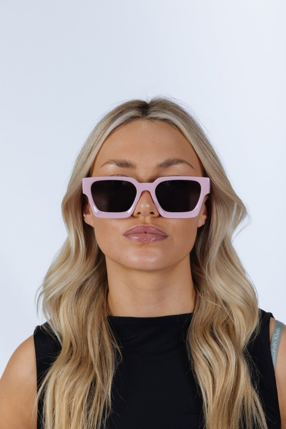 Square Retro Pink Sunglasses