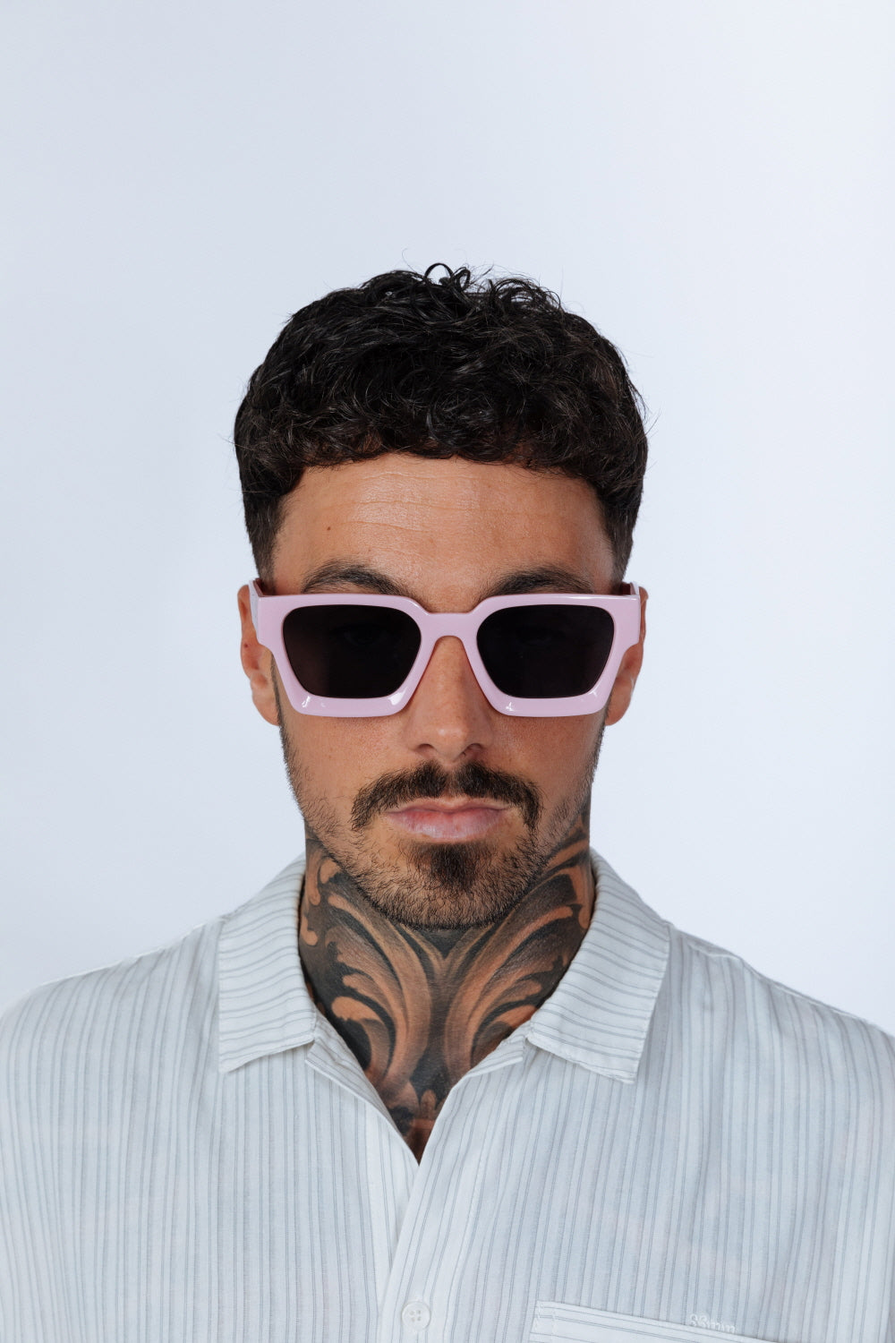 Square Retro Pink Sunglasses