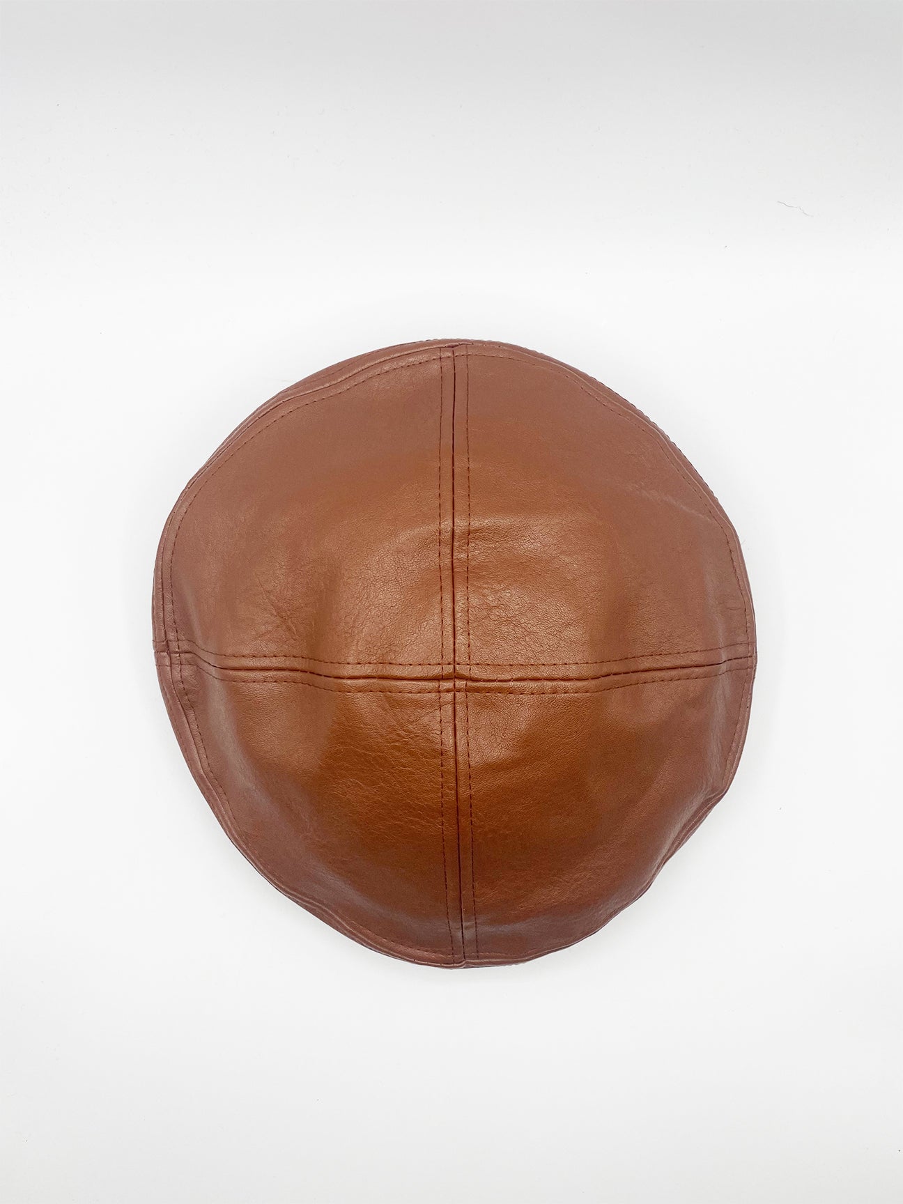 PU Cap in Brown