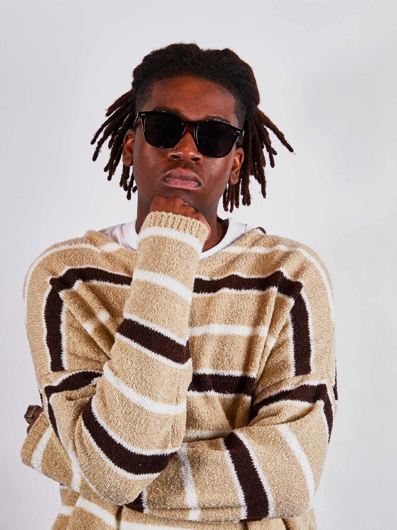 Black Aviator Style Sunglasses