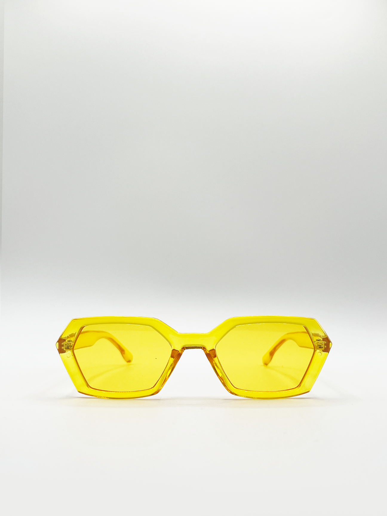 Yellow see through sunglasses hotsell
