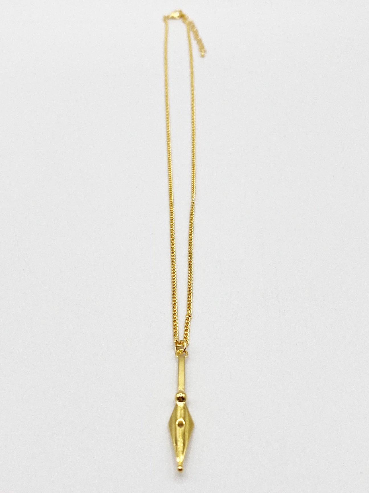 Gold Plated Dagger Pendant