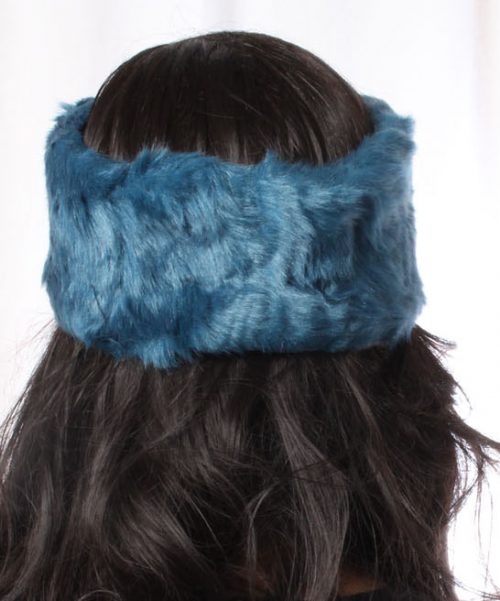 Teal Soft Faux Fur Headband