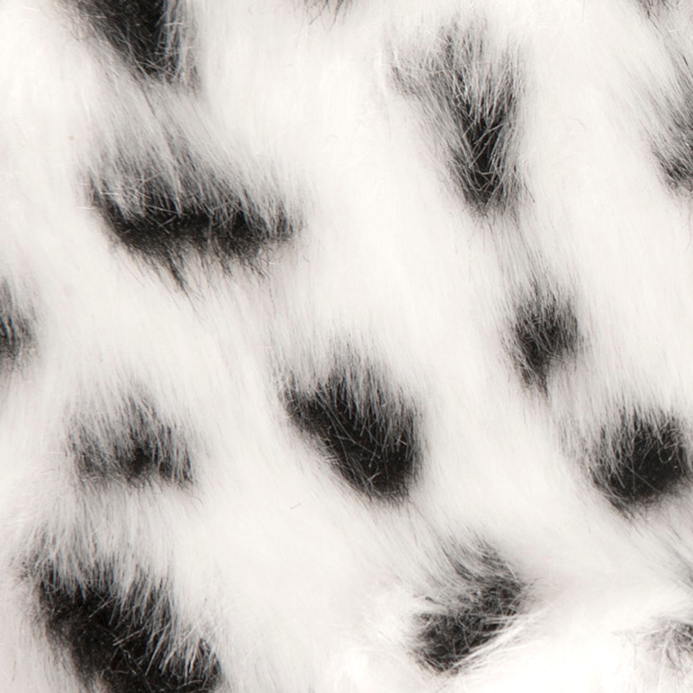 Faux Fur Boot Covers in Black and White
