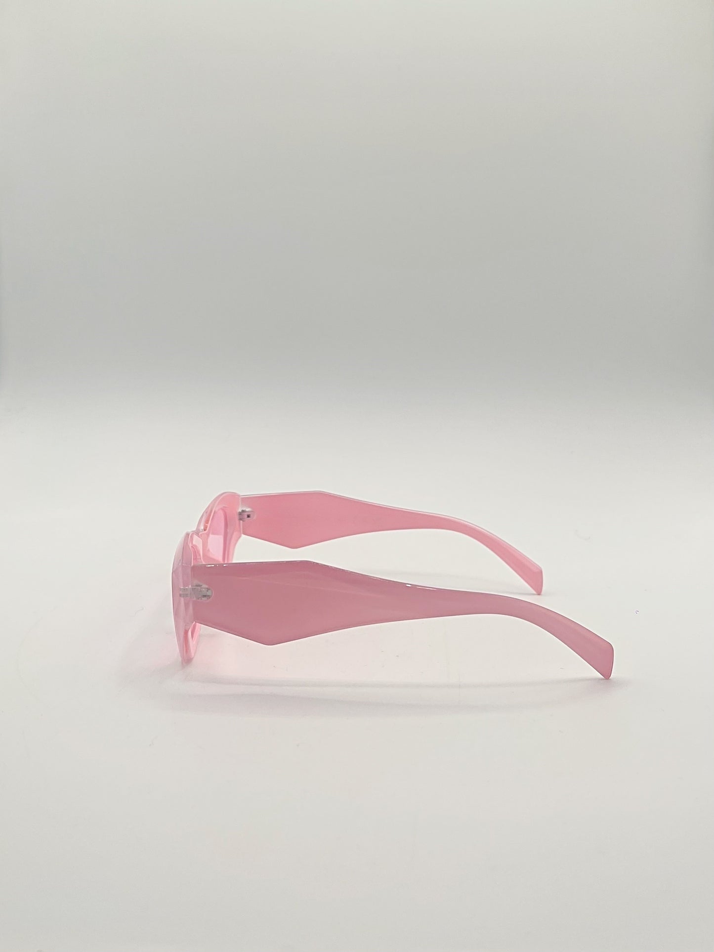 Angular Framed Sunglasses in Pink