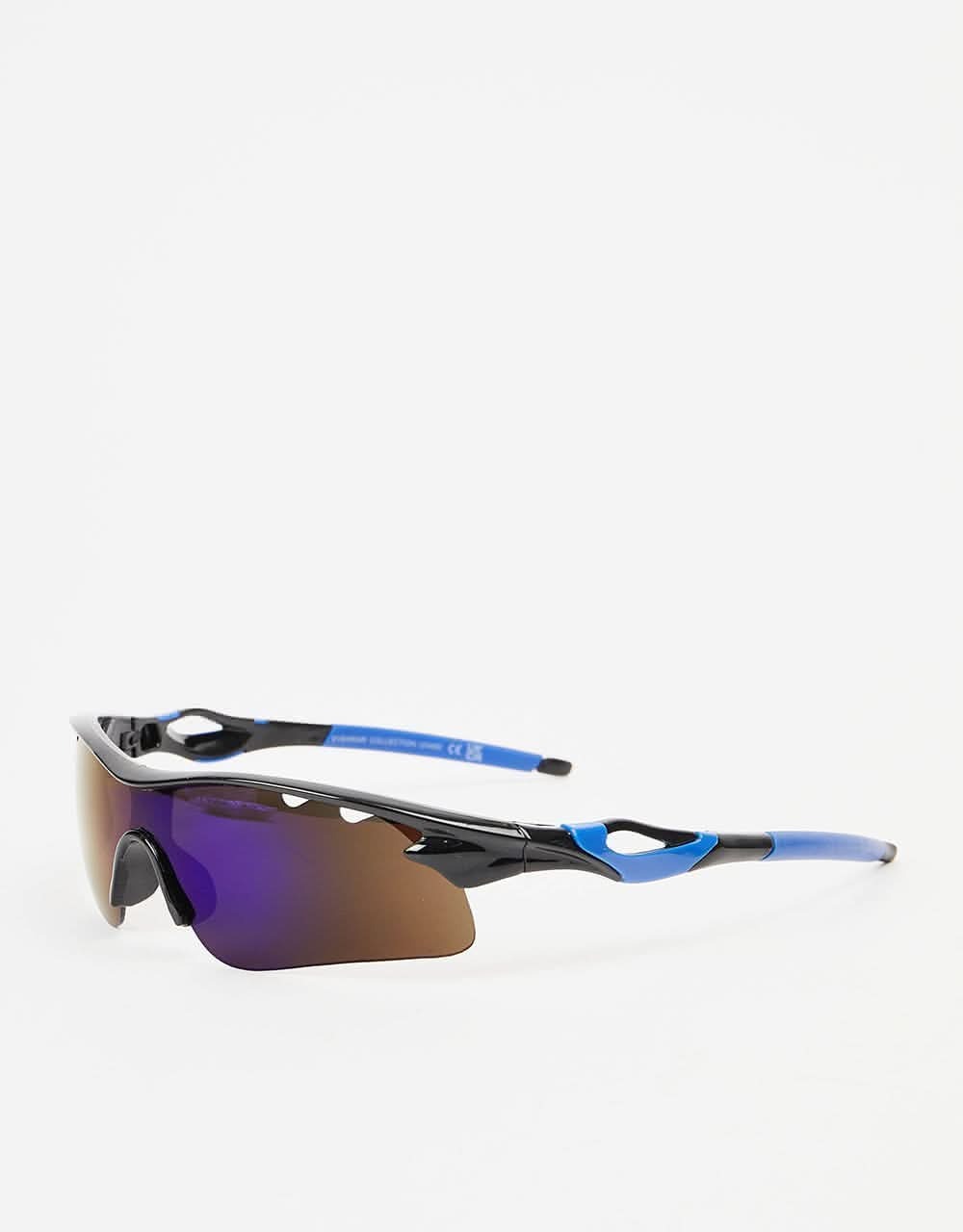 Outdoor Sport Racer Sunglasses in Multi Blue