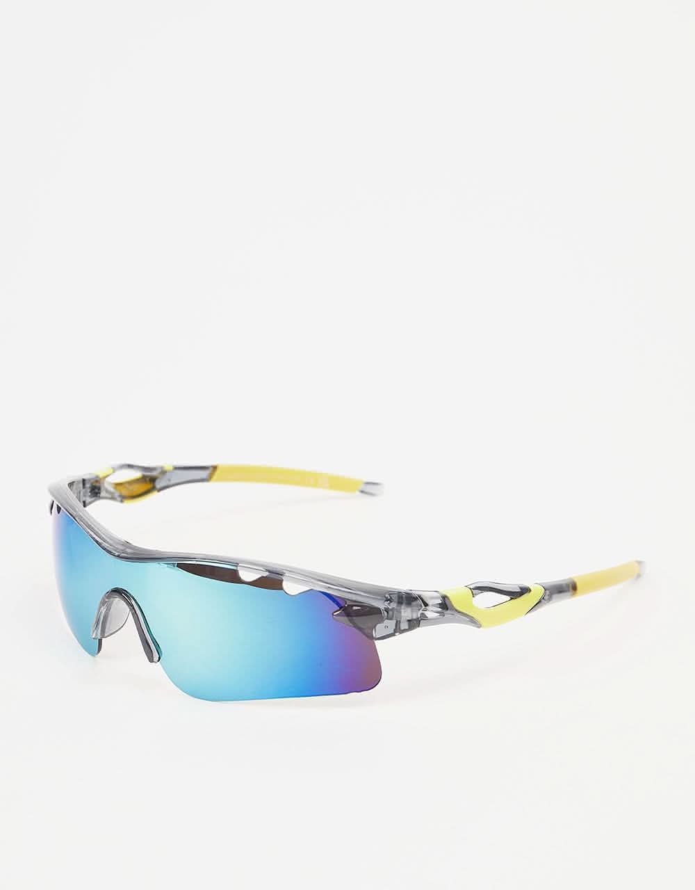 Outdoor Sport Racer Sunglasses in Multi Yellow