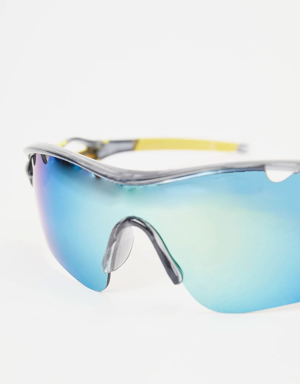 Outdoor Sport Racer Sunglasses in Multi Yellow