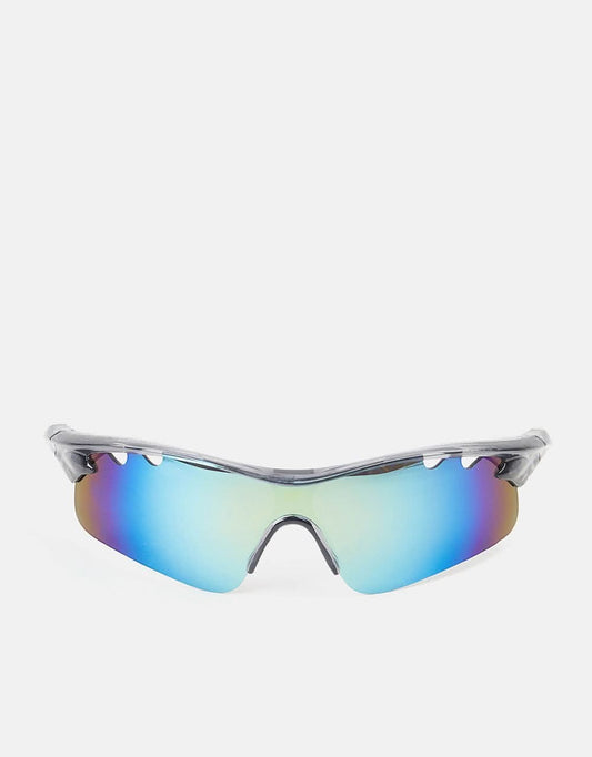 Outdoor Sport Racer Sunglasses in Multi Yellow