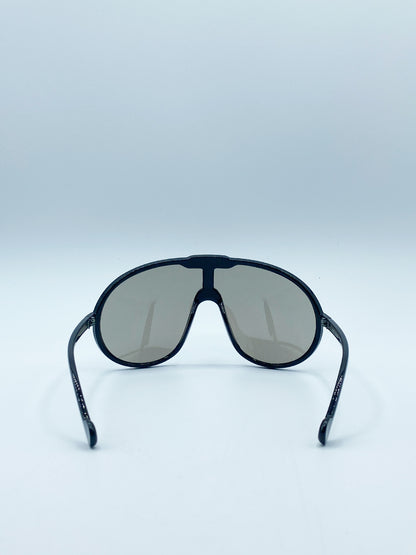 Wave Mask Sunglasses in Black