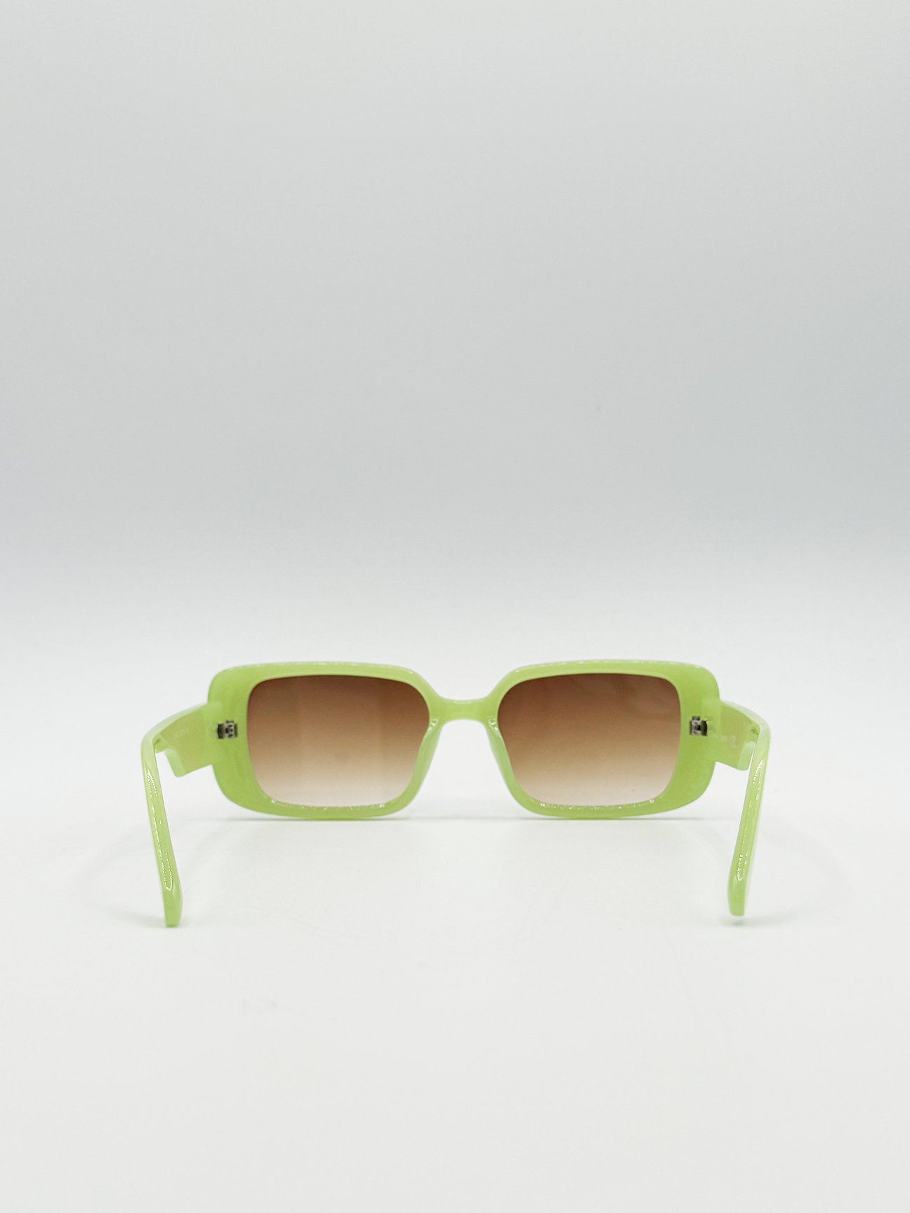 Oversized Rectangle Sunglasses in Green