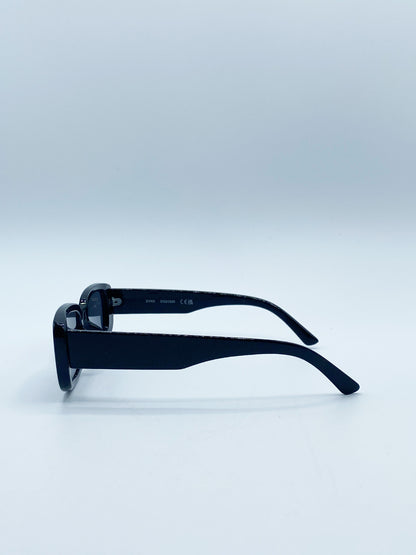 Oval Sunglasses in Black