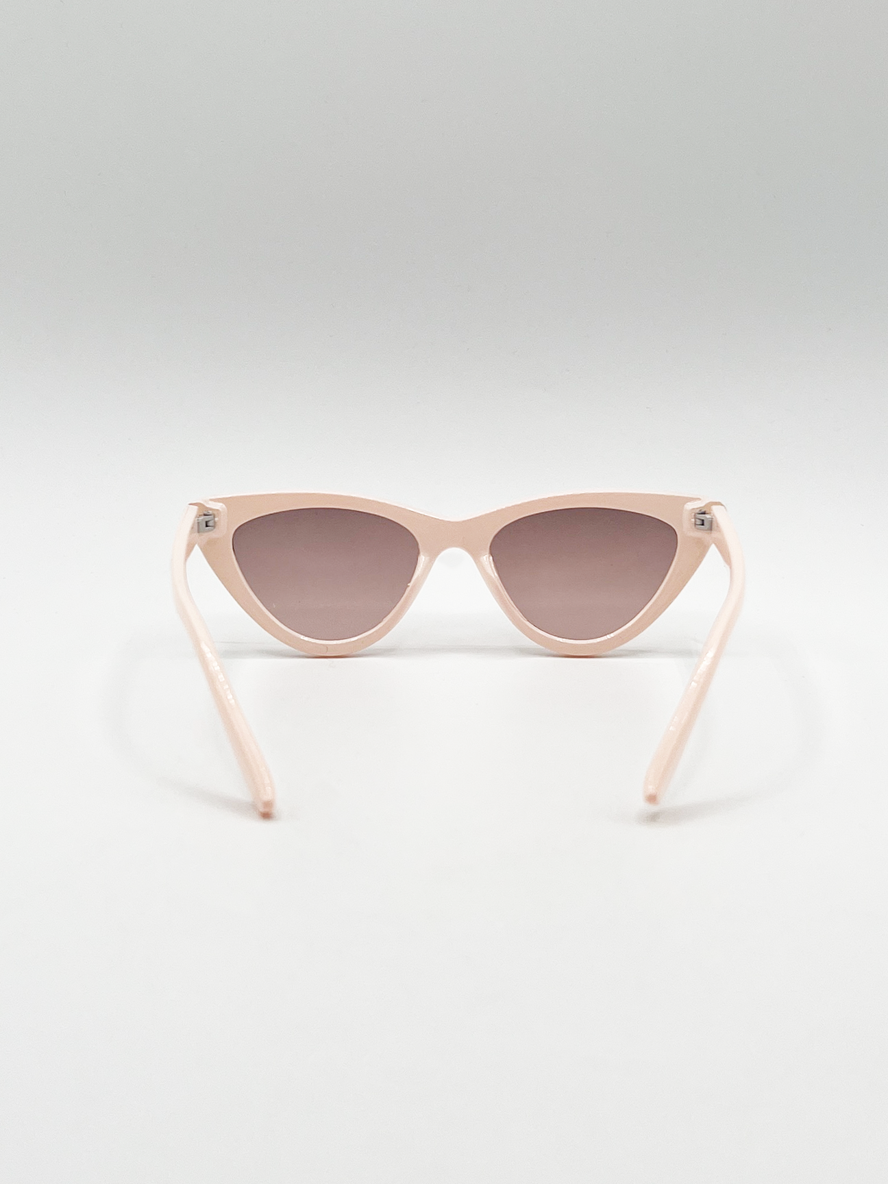 Beige Cateye Sunglasses