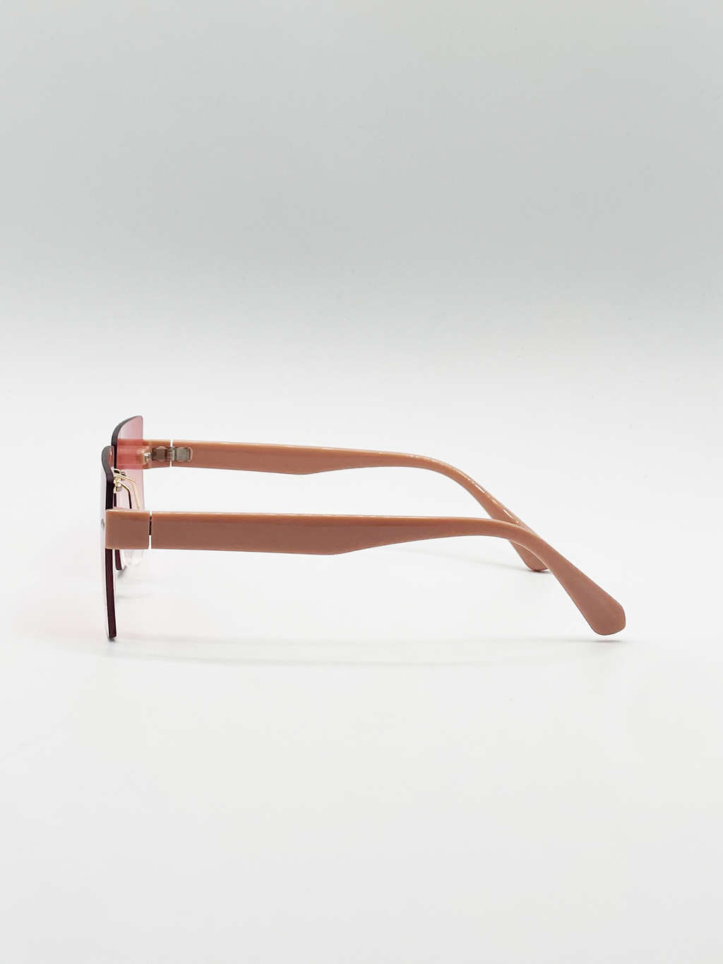 Square with Pink and Yelllow Ombre Lens