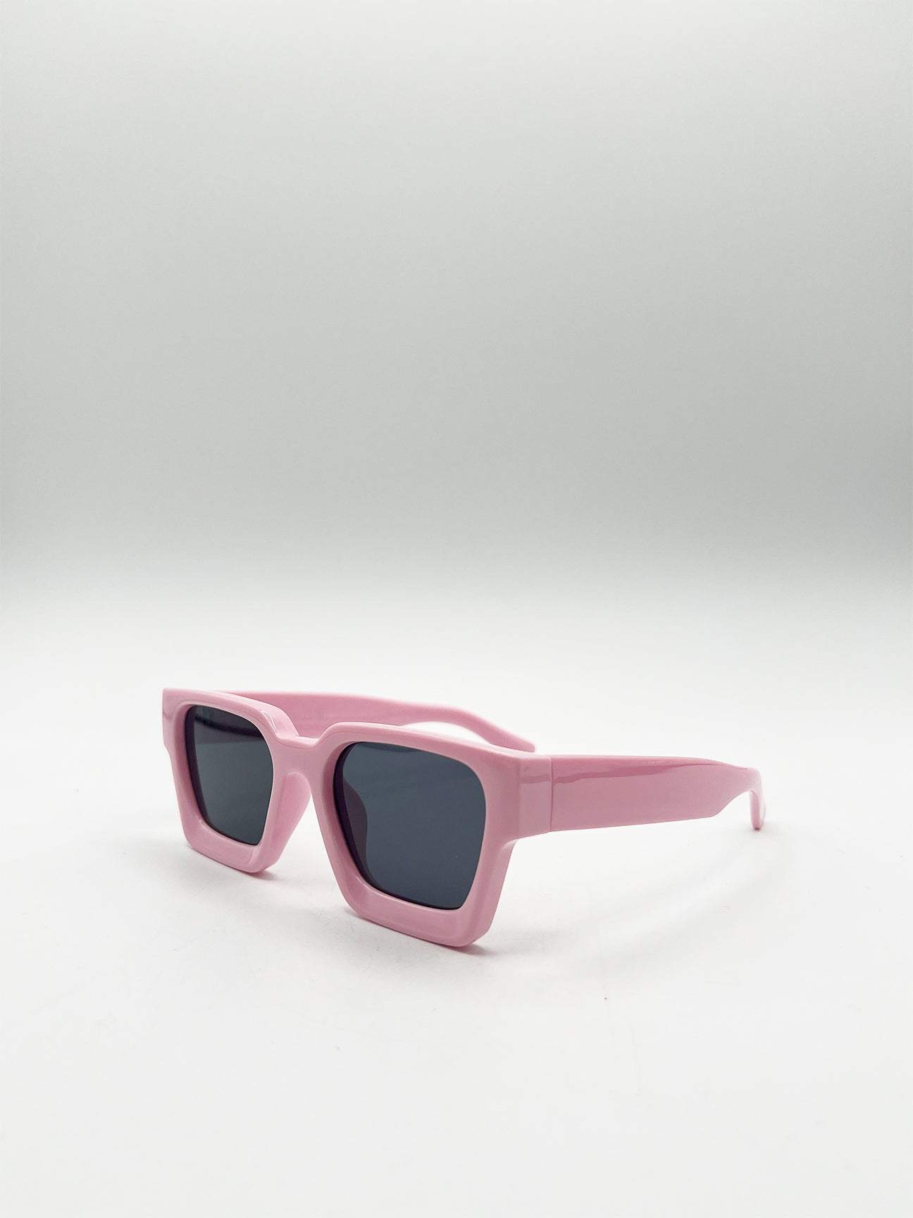 Square Retro Pink Sunglasses