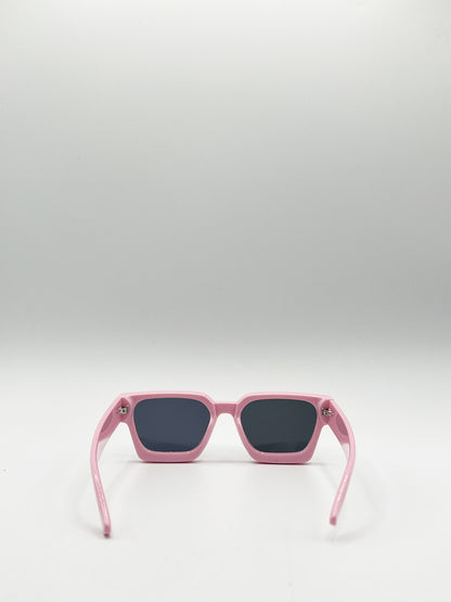 Square Retro Pink Sunglasses