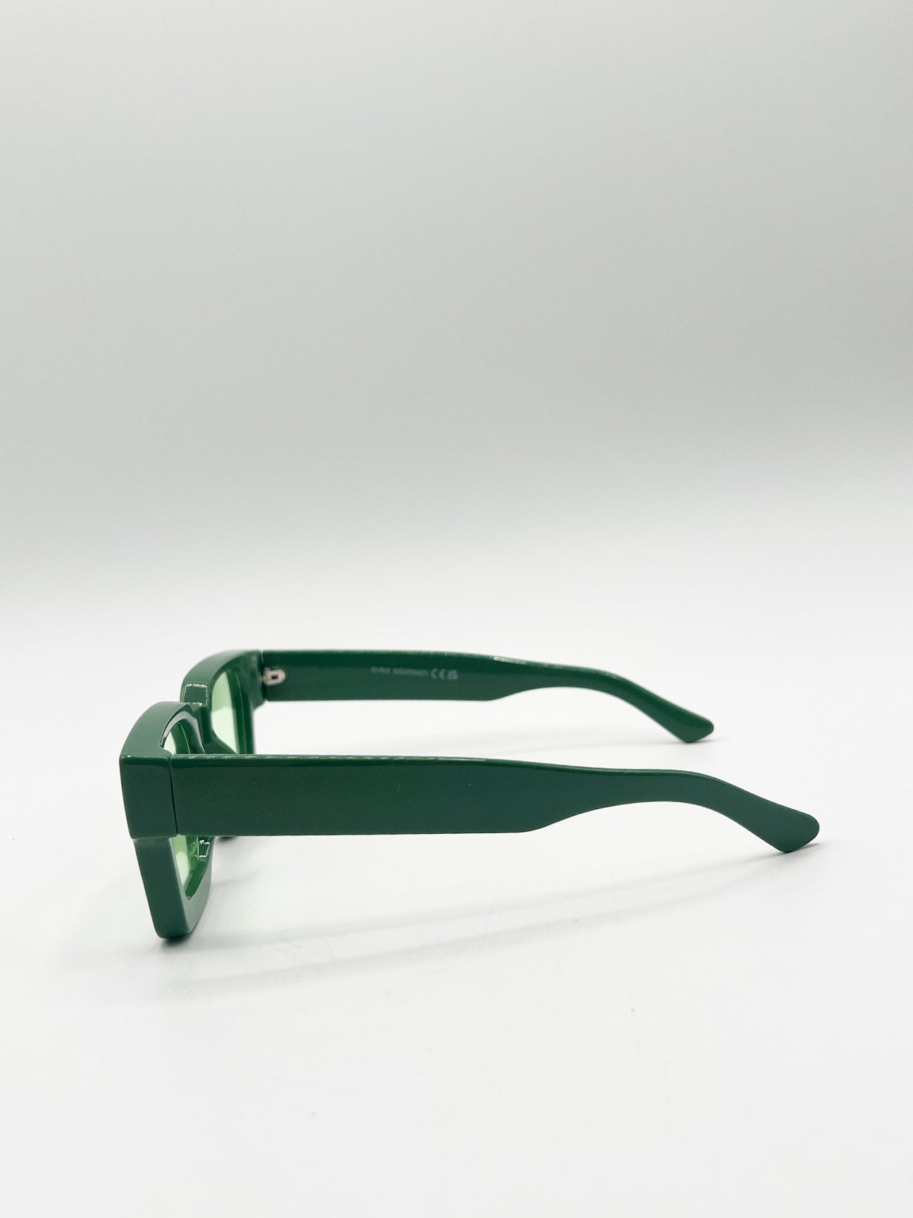 Square Retro Mint Green Sunglasses