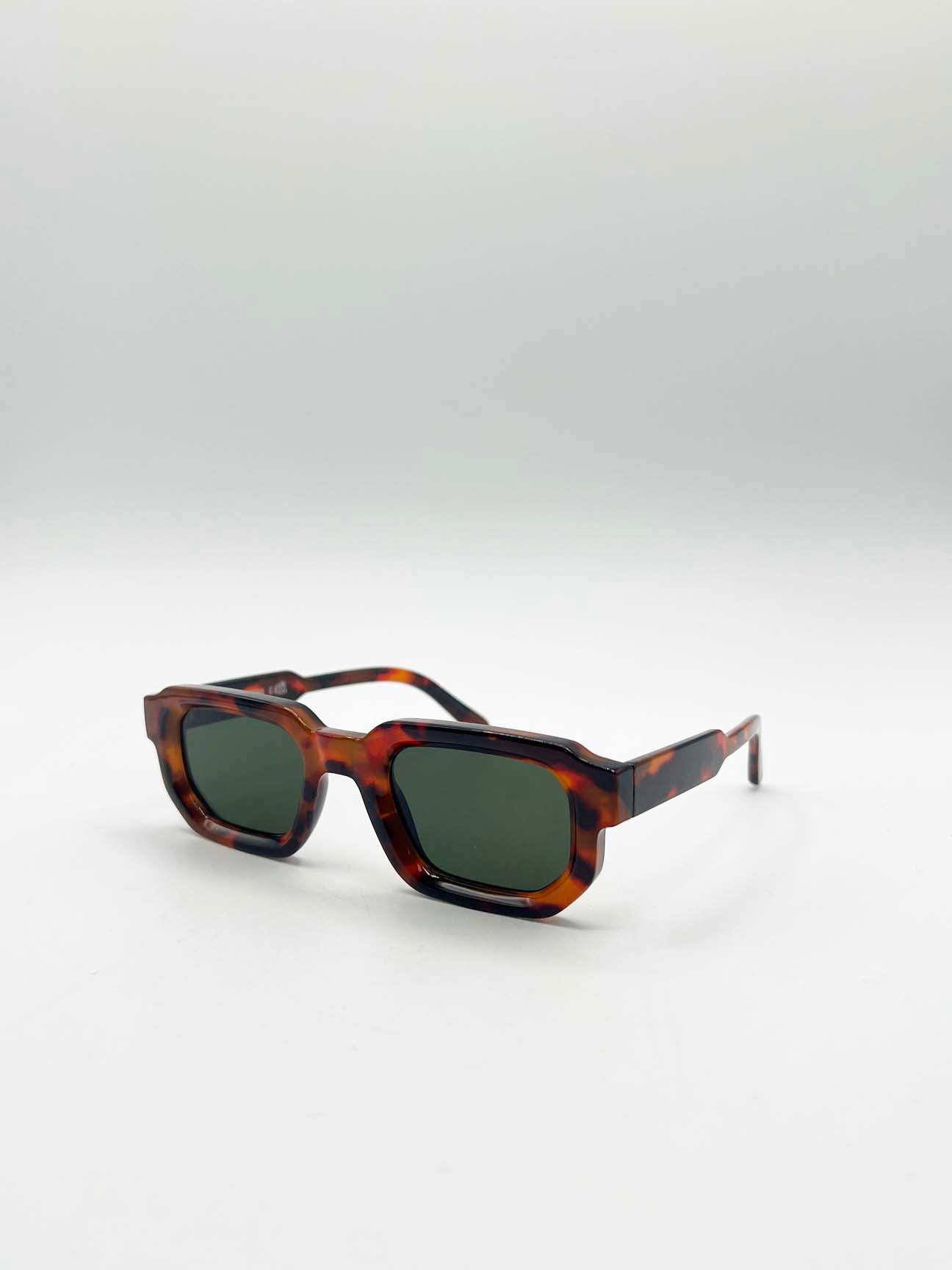 Chunky Retro Square Sunglasses