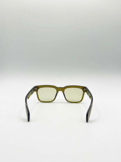 Square Sunglasses in Green