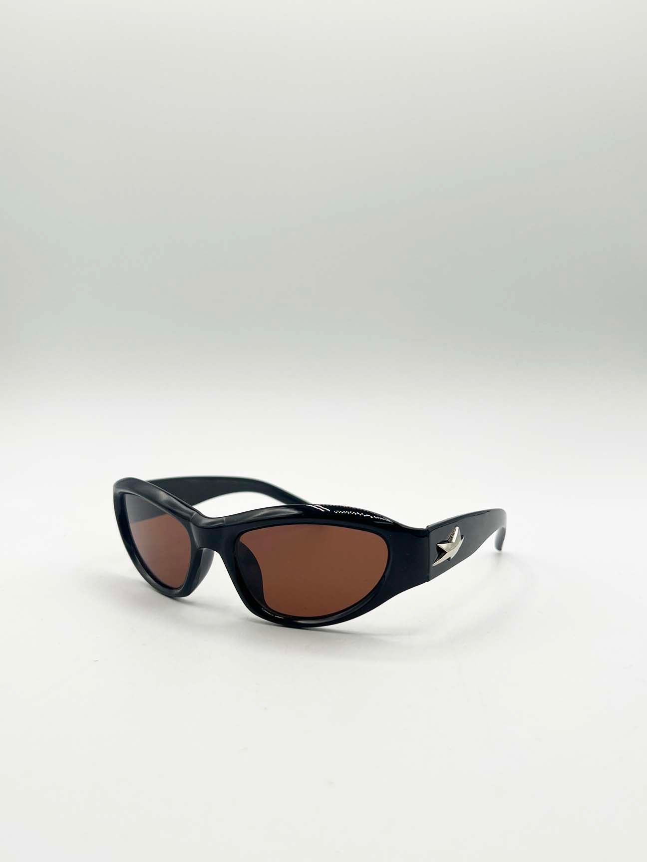 Star Racer Sunglasses in Black