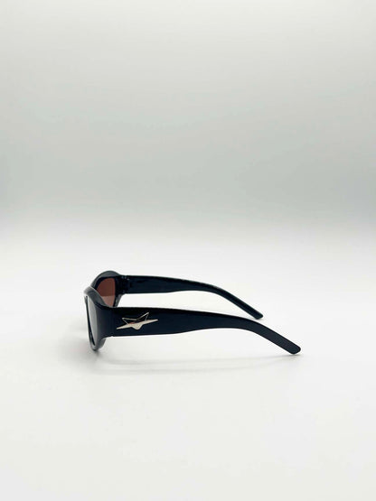 Star Racer Sunglasses in Black