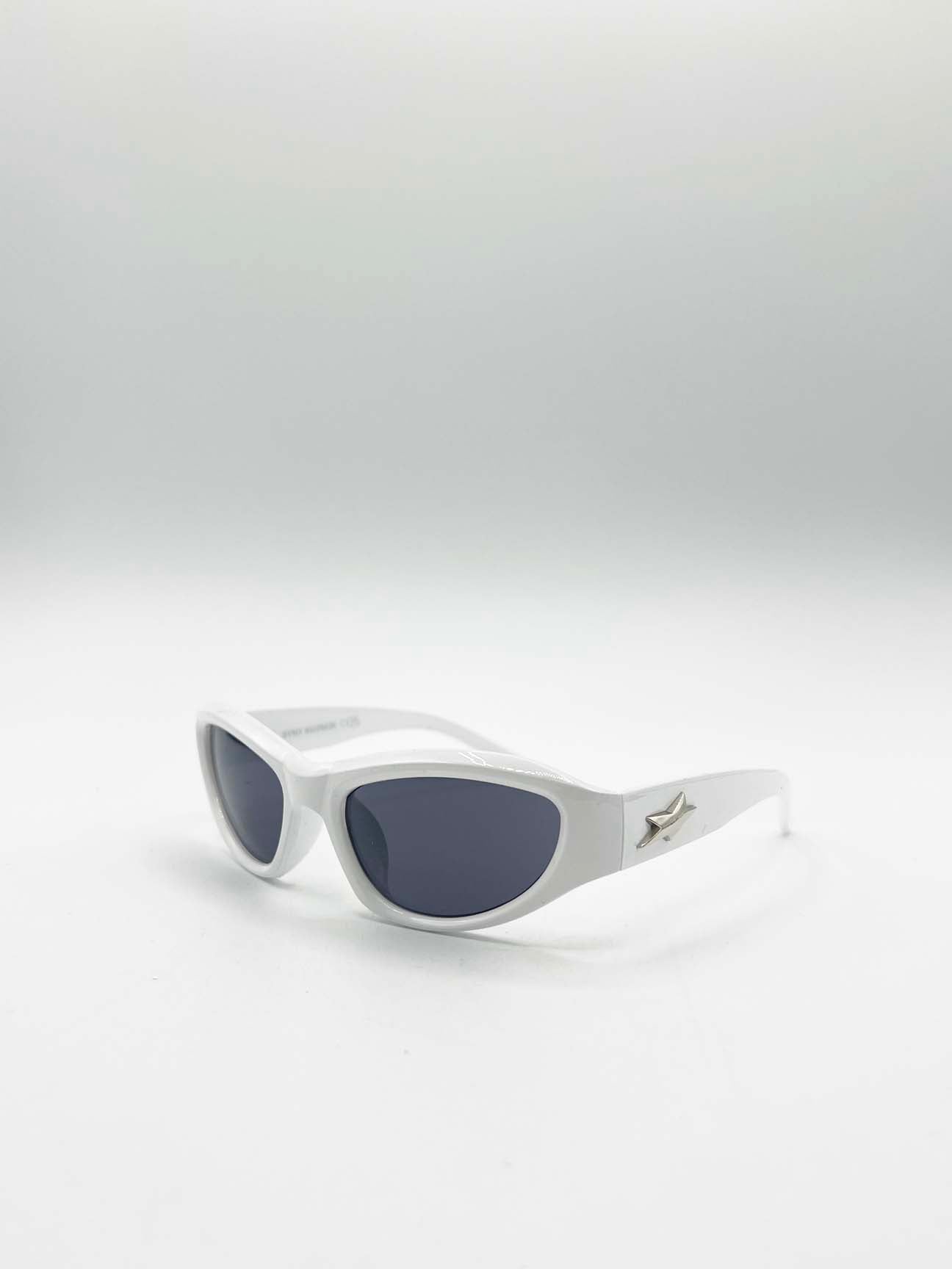 Star Racer Sunglasses in White