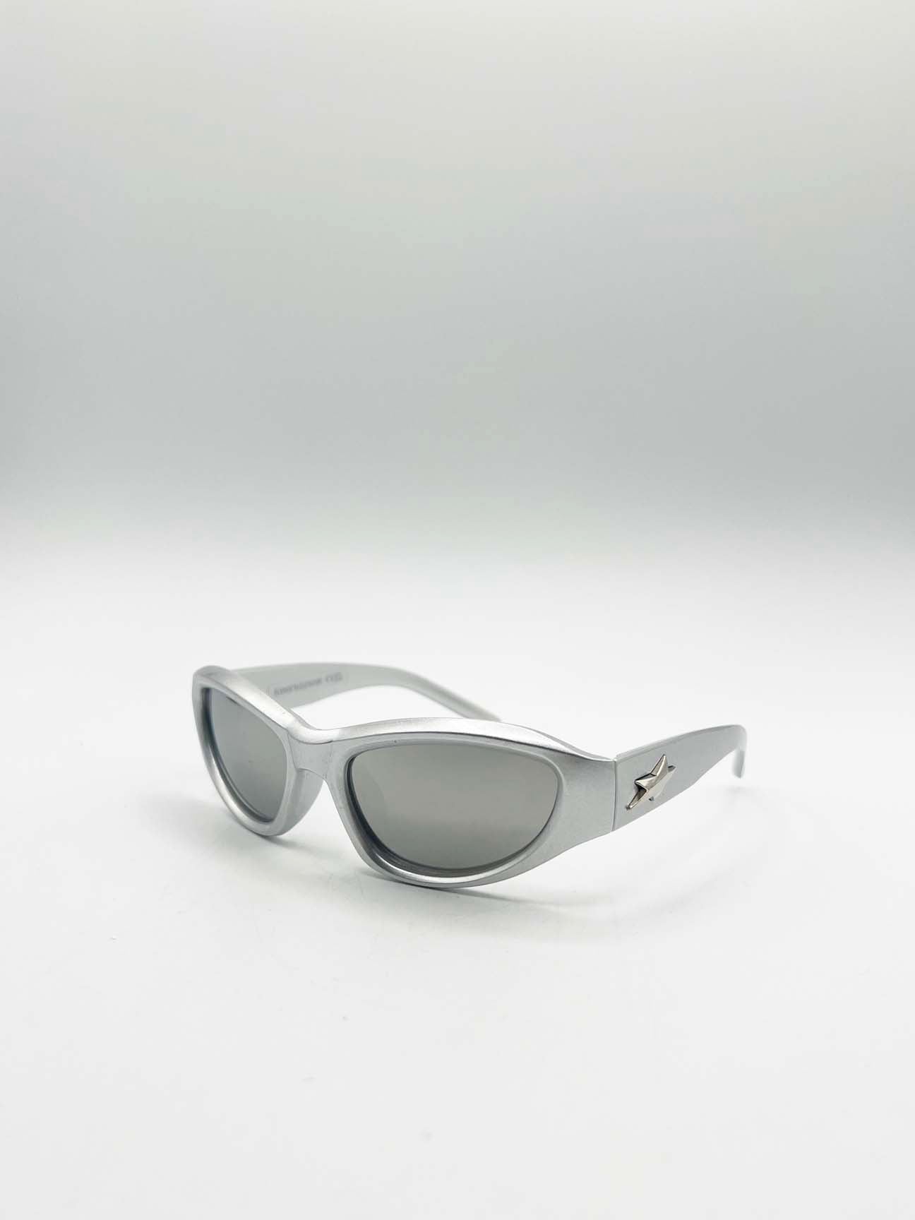 Star Racer Sunglasses in Silver