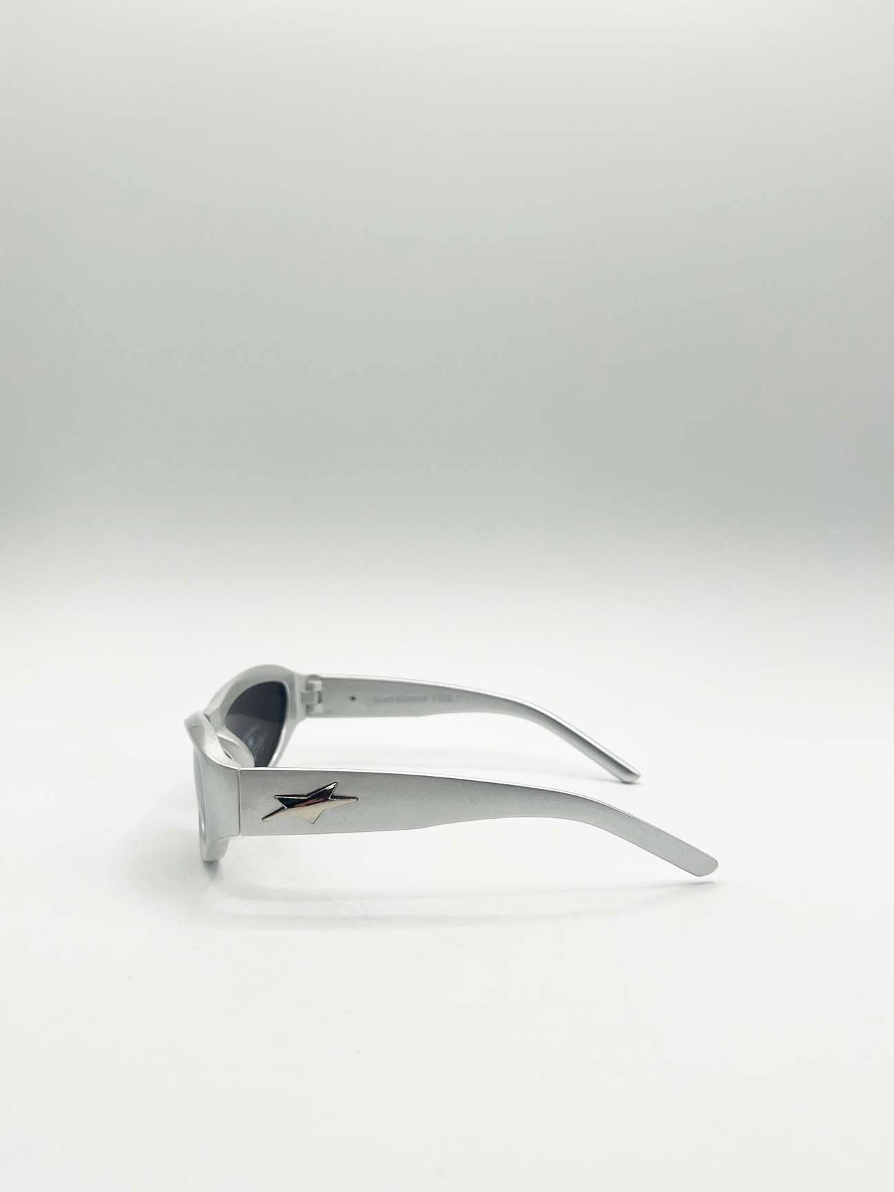 Star Racer Sunglasses in Silver