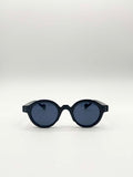 Bold Rounded Sunglasses in Black