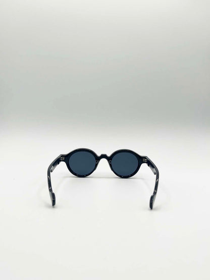 Bold Rounded Sunglasses in Black