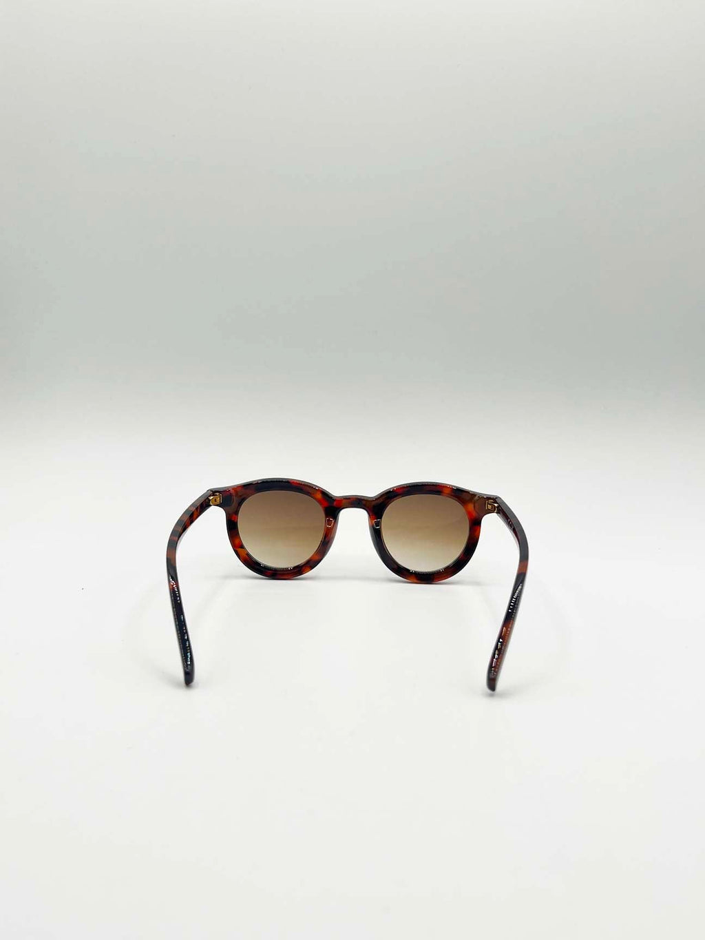 Bold Rounded Sunglasses in Tortoiseshell