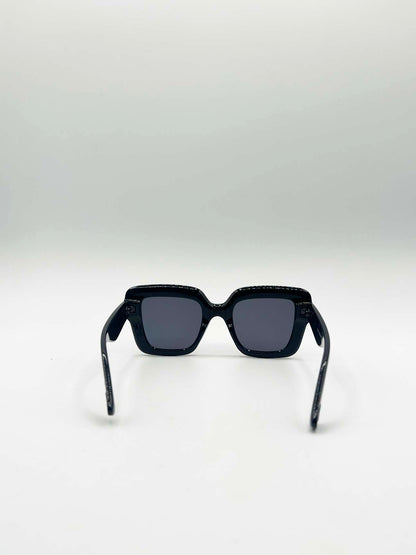 Bold Square Sunglasses in Black