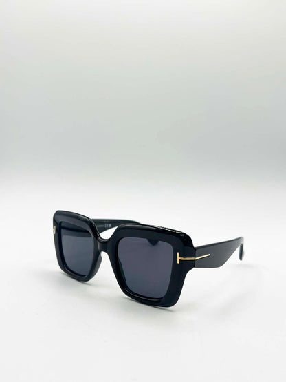 Bold Square Sunglasses in Black