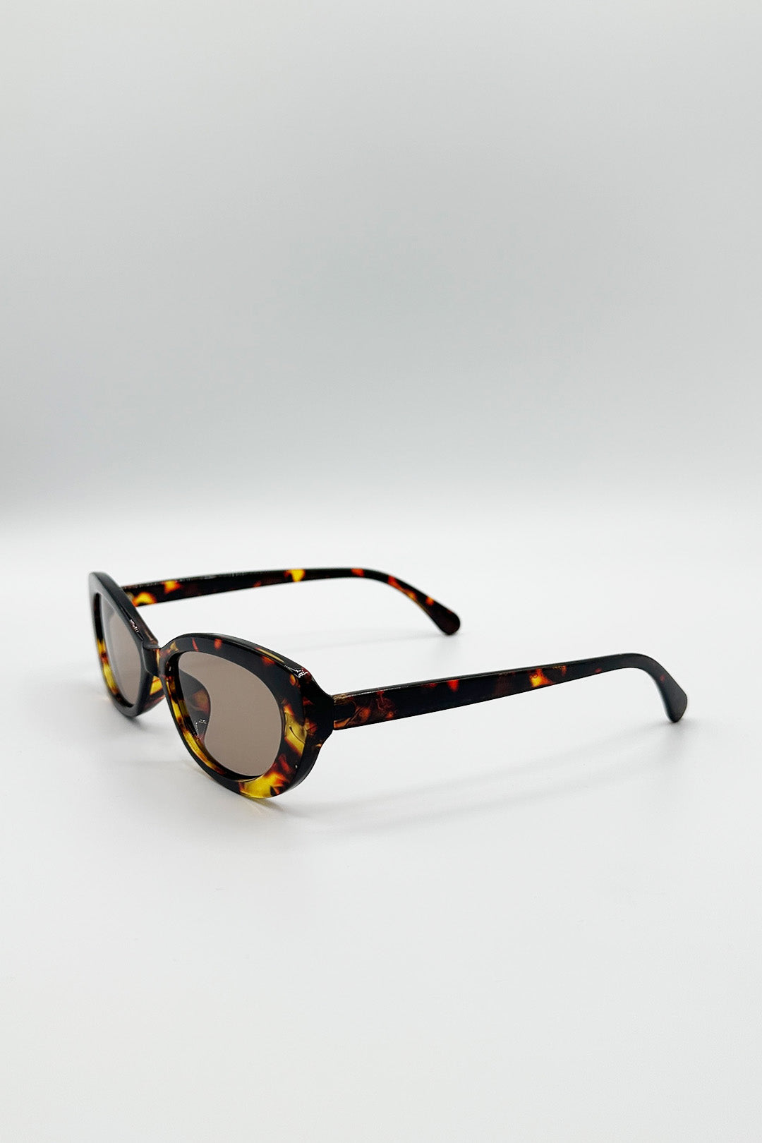 Bow Side Detail Sunglasses In Tortoiseshell - Removeable Bow