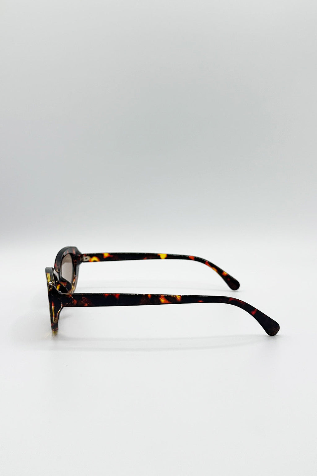 Bow Side Detail Sunglasses In Tortoiseshell - Removeable Bow