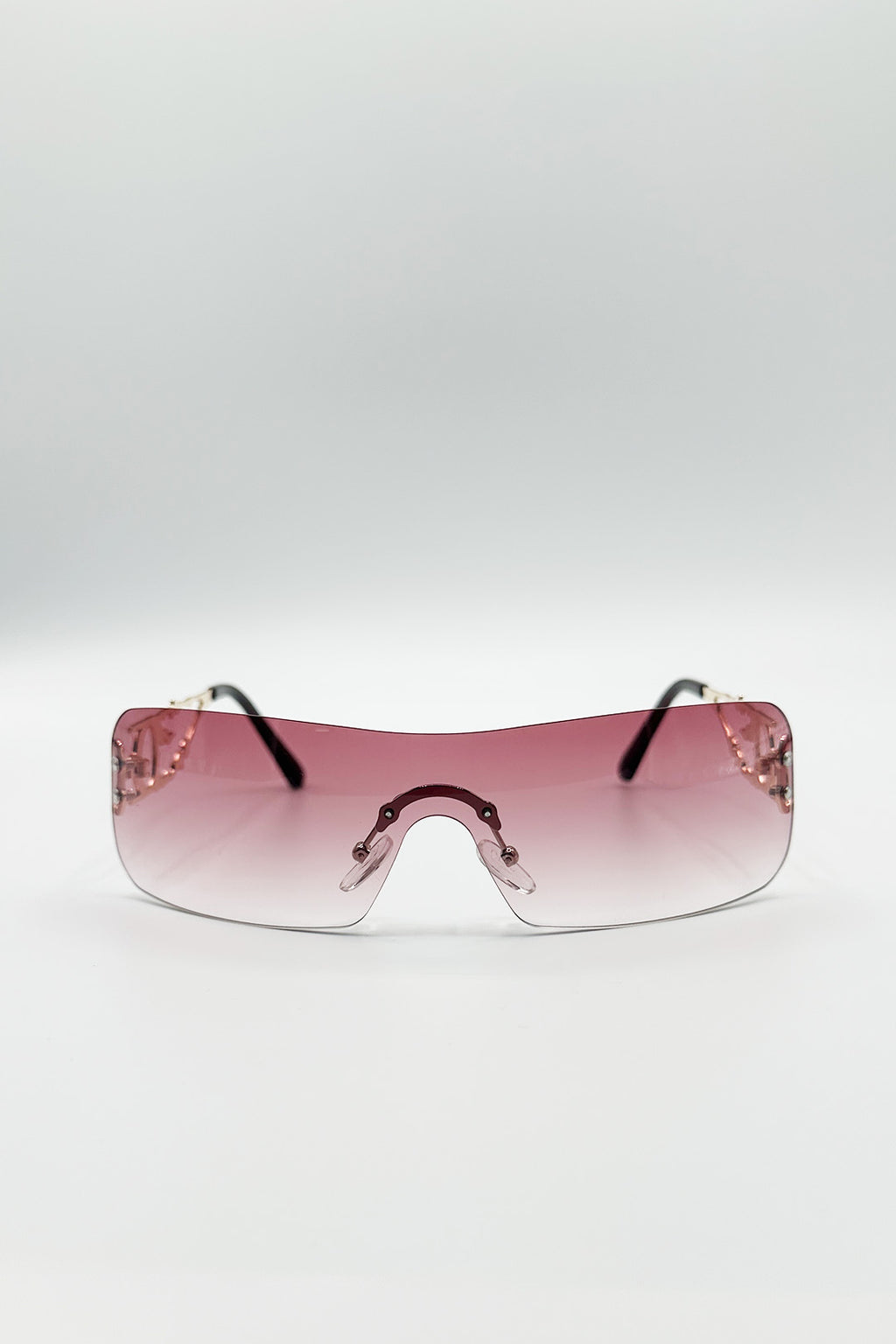 Flat Top Racer Rimless In Red