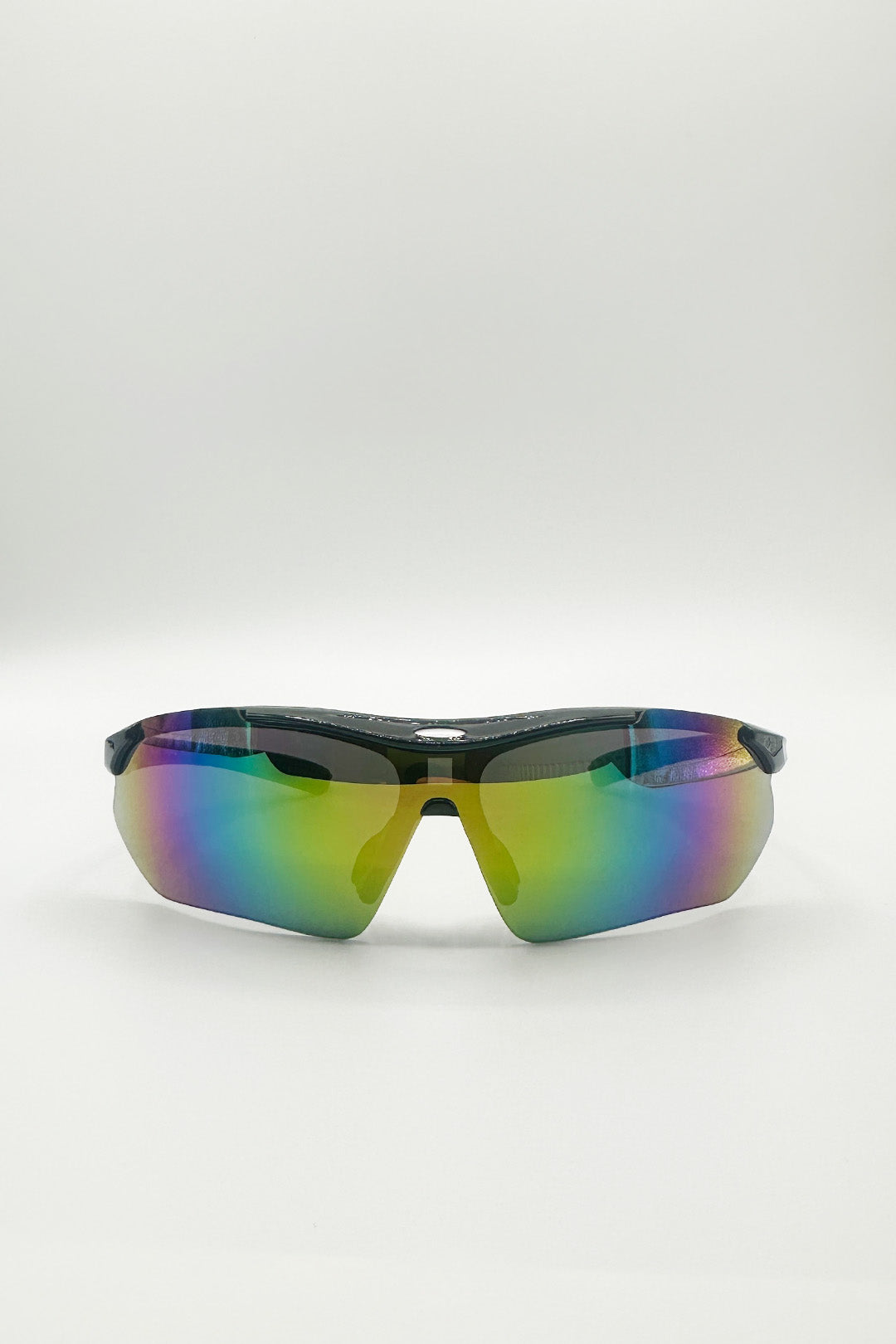Outdoor Sports Racer Sunglasses In Black Multi