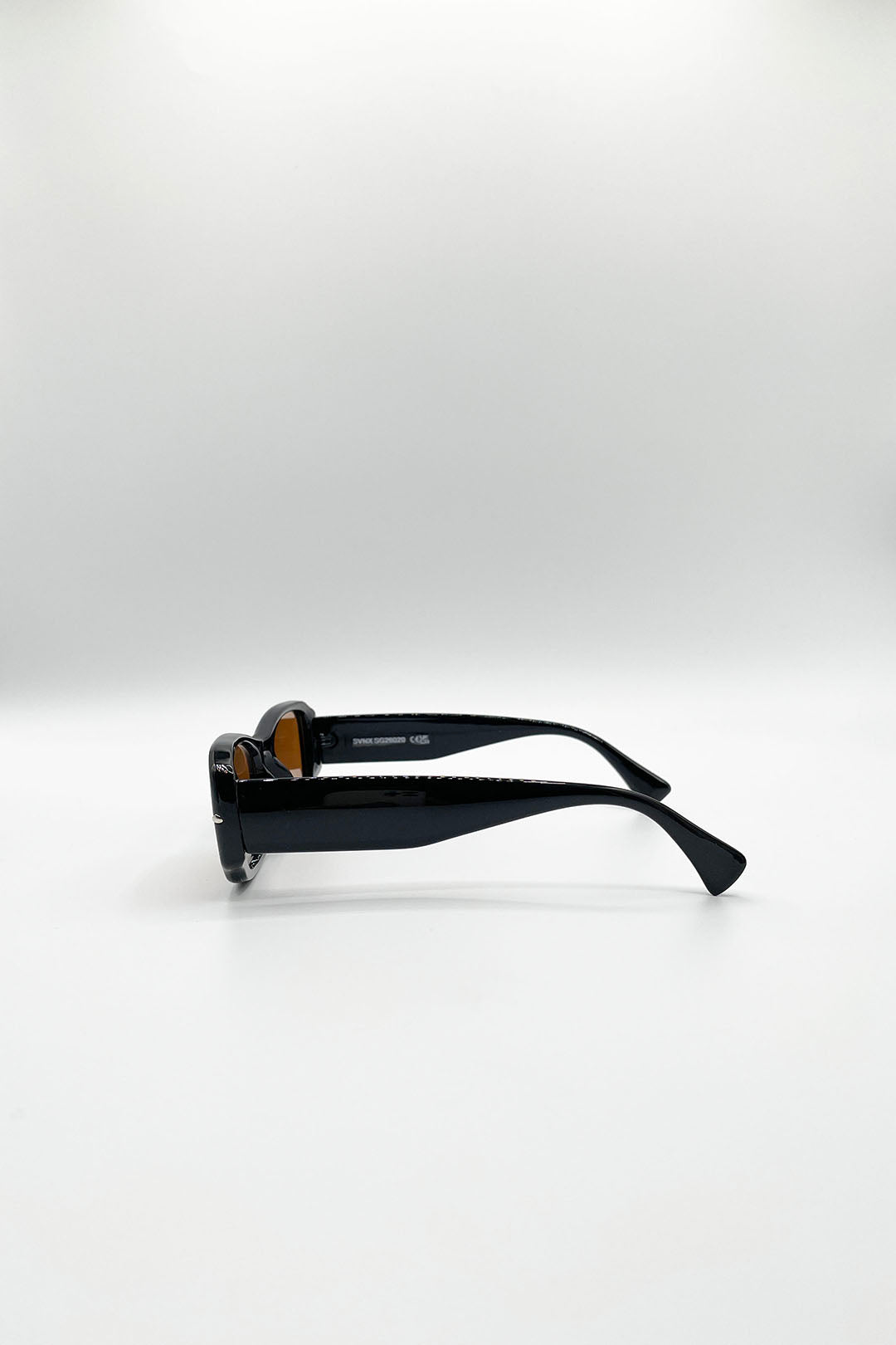 Bold Retangle Sunglasses In Black