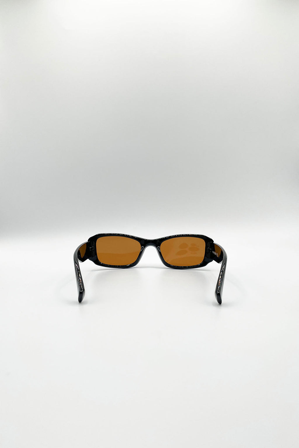 Bold Retangle Sunglasses In Black