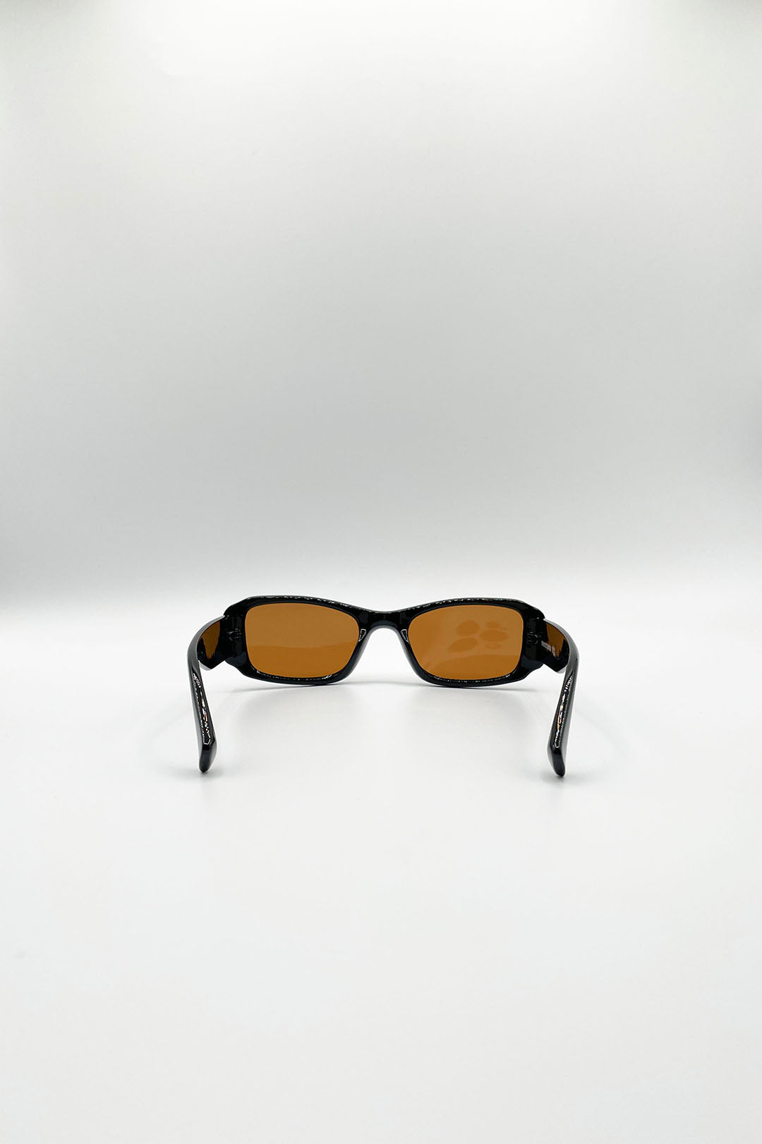 Bold Retangle Sunglasses In Black