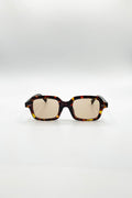 Bold Square Sunglasses In Tortoiseshell