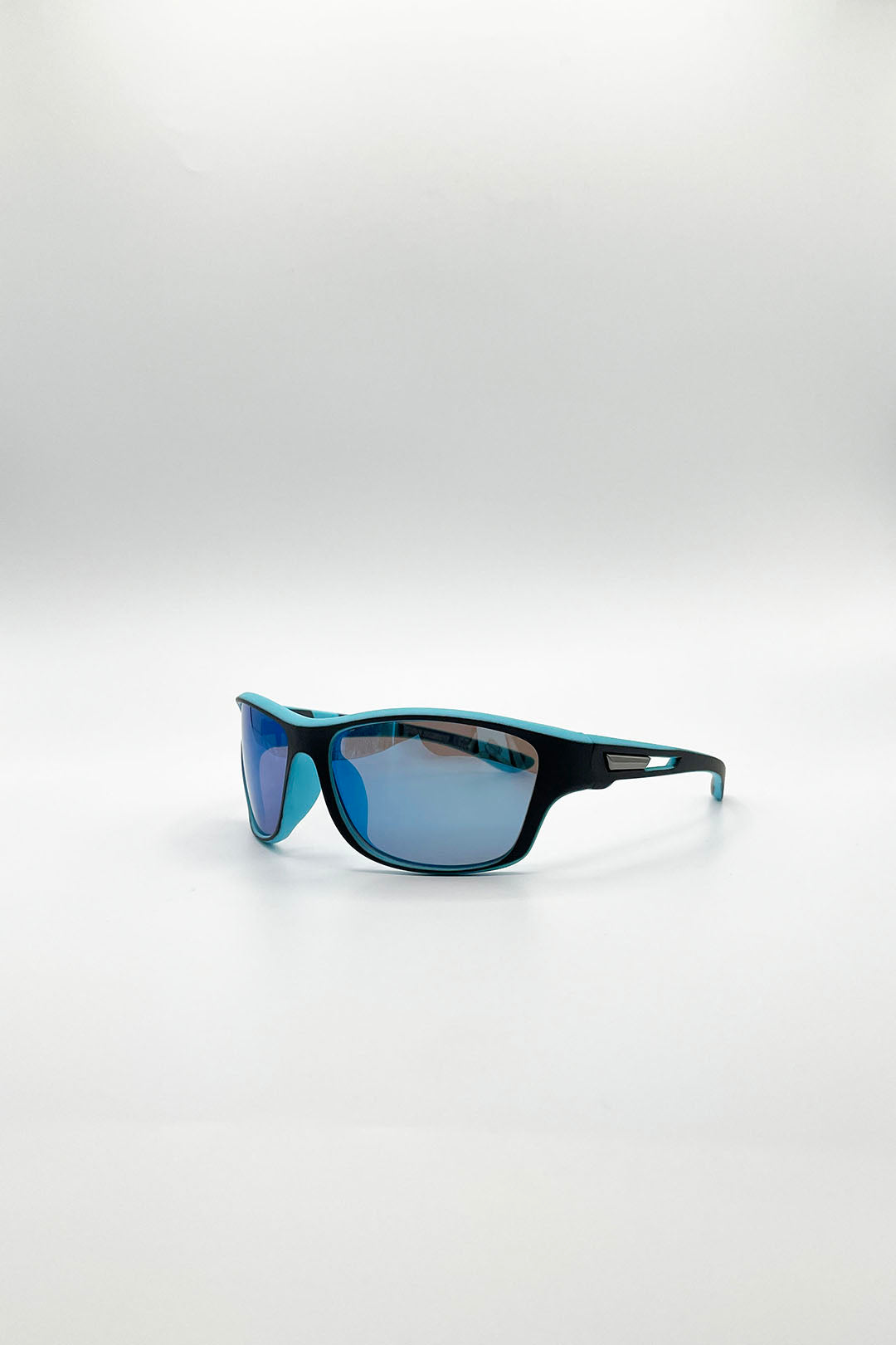 Basic Outdoor Sports Racer Sunglasses In Blue