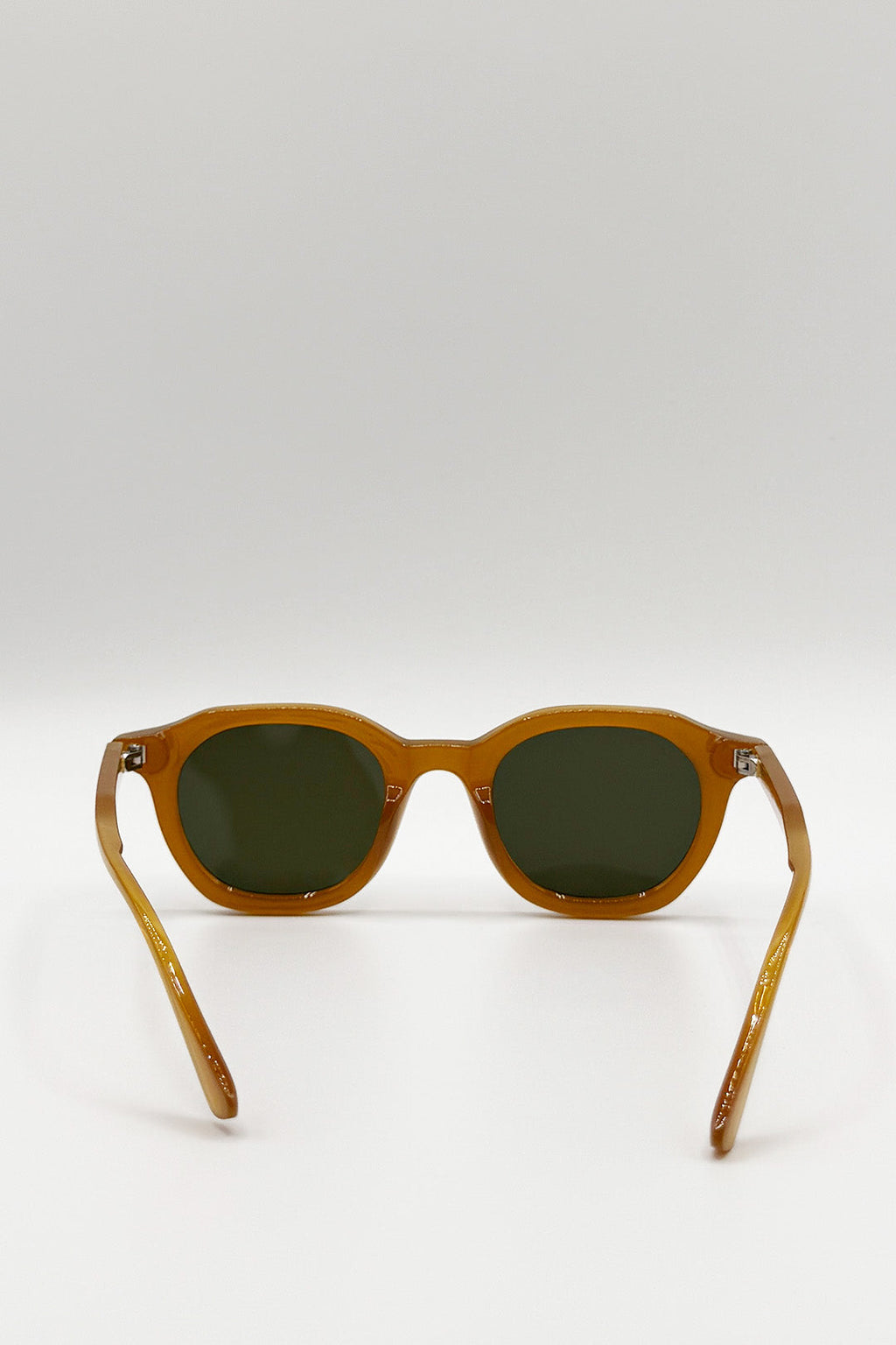 Bold Preppy Sunglasses In Brown