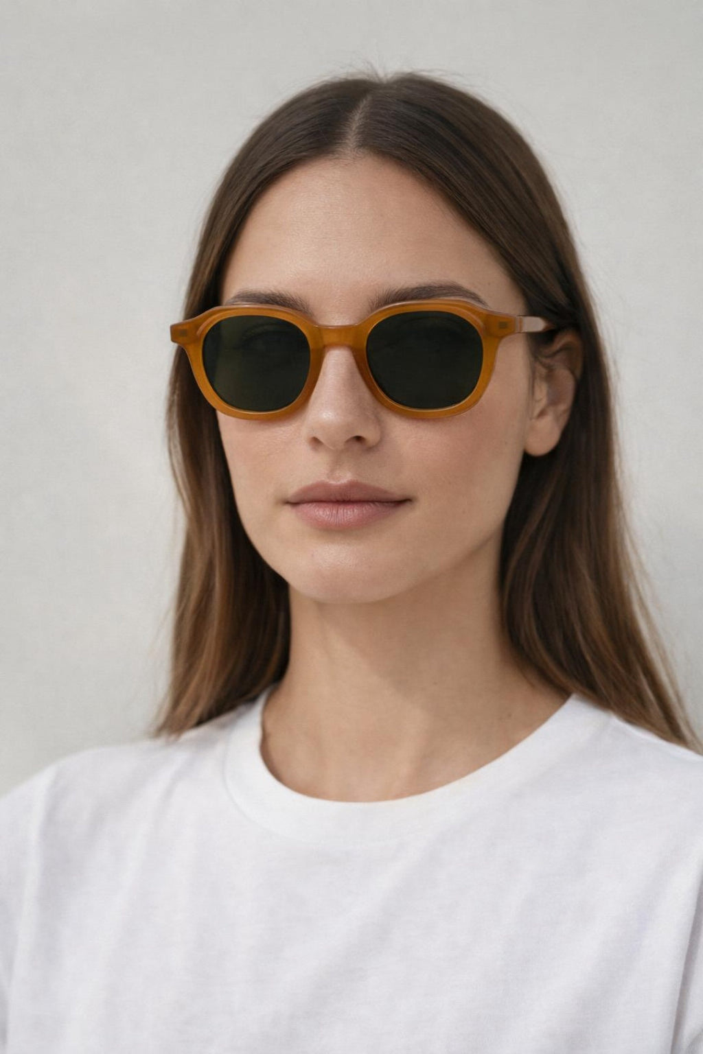 Bold Preppy Sunglasses In Brown