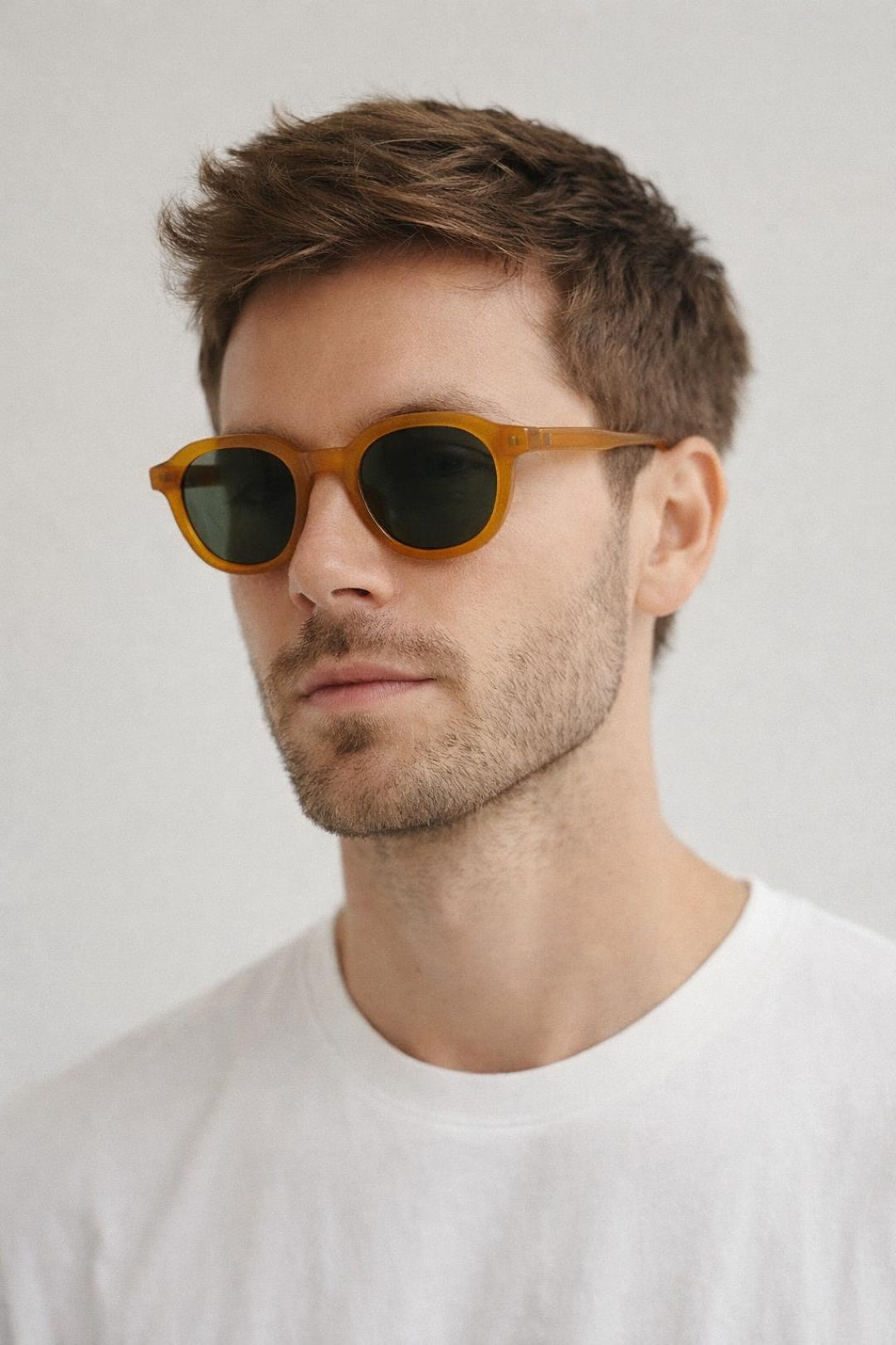 Bold Preppy Sunglasses In Brown