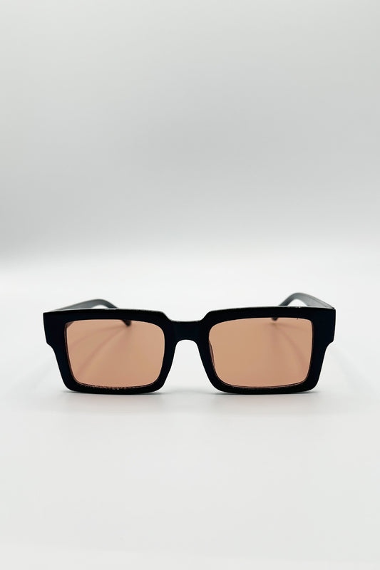 Oversized Square Sunglasses In Black
