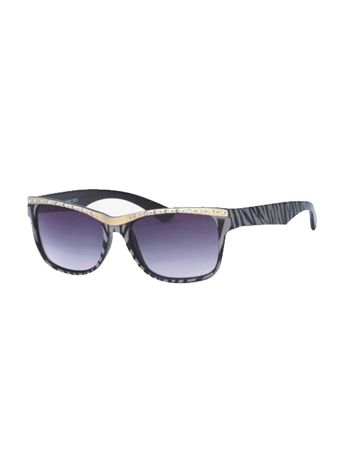 Diamante Zebra Wayfarer sunglasses
